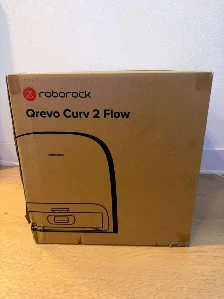 Roborock Qrevo Curv 2 Flow Robot Smart Vacuum & Mop Dock, White, Self-Cleaning gallery