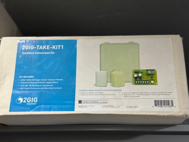 Linear 2GIG-TAKE-KIT1 Hardwire Conversion Kit 8 Pre Wired Zones New Factory Seal gallery