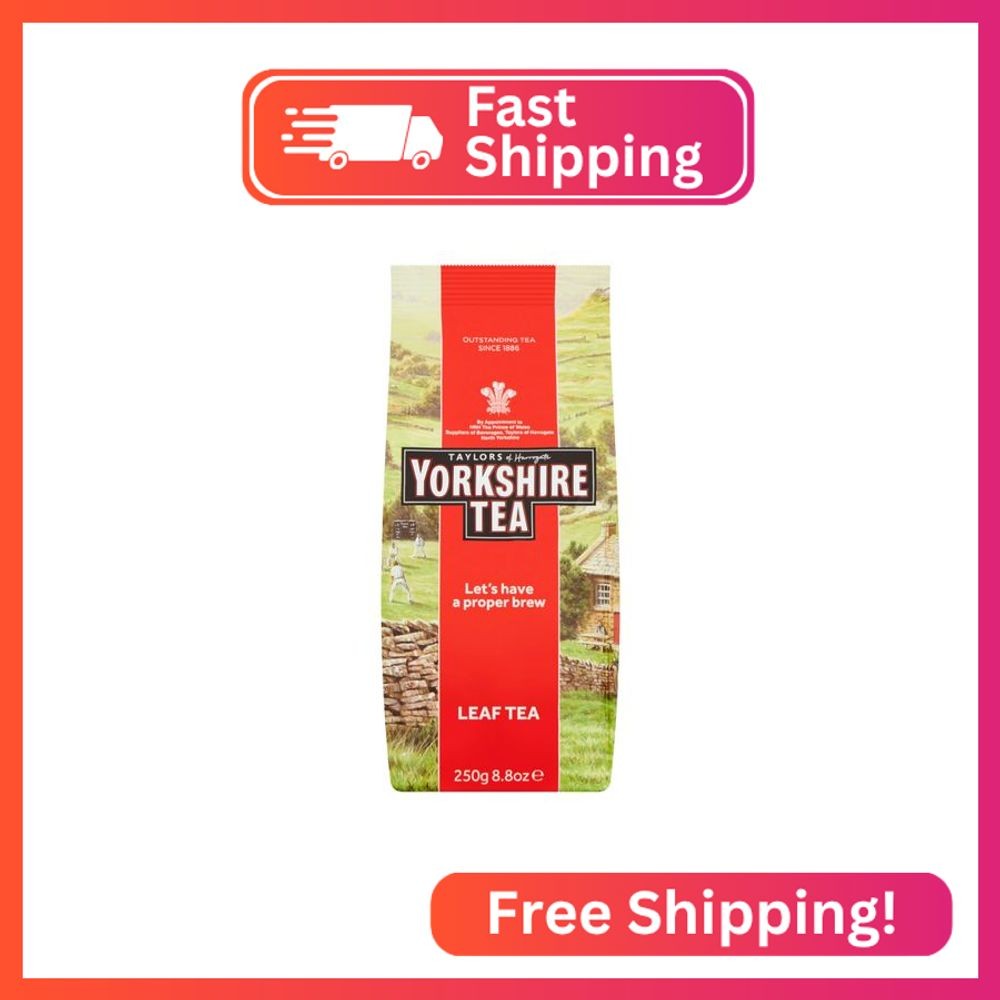 Yorkshire Tea, Red, Black Tea, Loose Leaf, 8.8 Ounces, Refreshing, Satisfying, a gallery