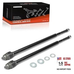 2 x Front Inner Tie Rod Ends, Compatible with Acura RSX 2002 2003 2004 2005