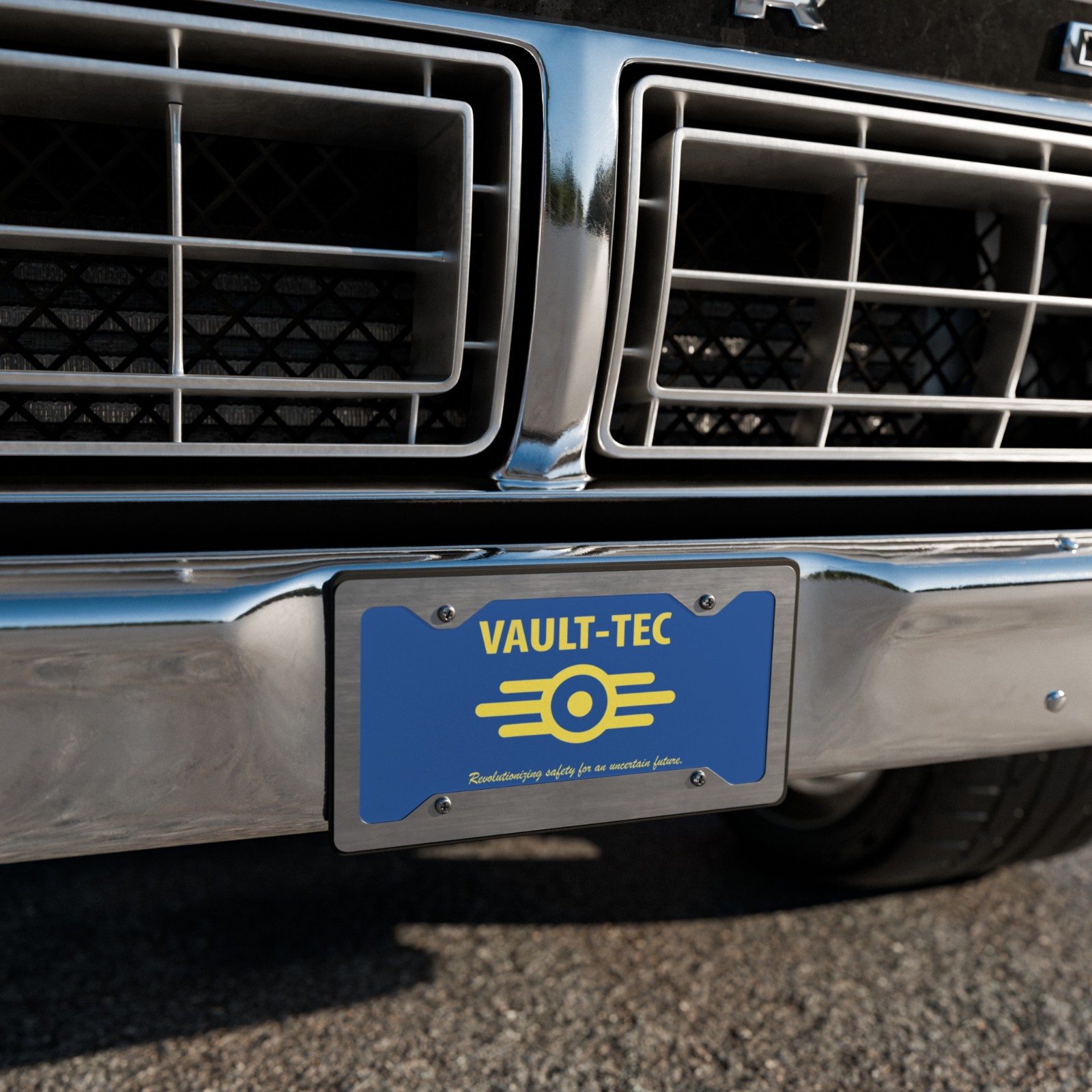 Vault Tec Vanity Plate Fallout License Plate gallery