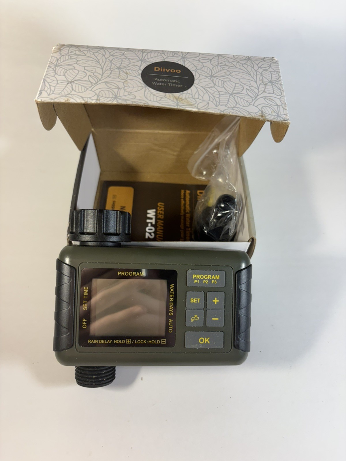 Diivoo Automatic Water Hose Timer For Pool Lawn Garden and More gallery