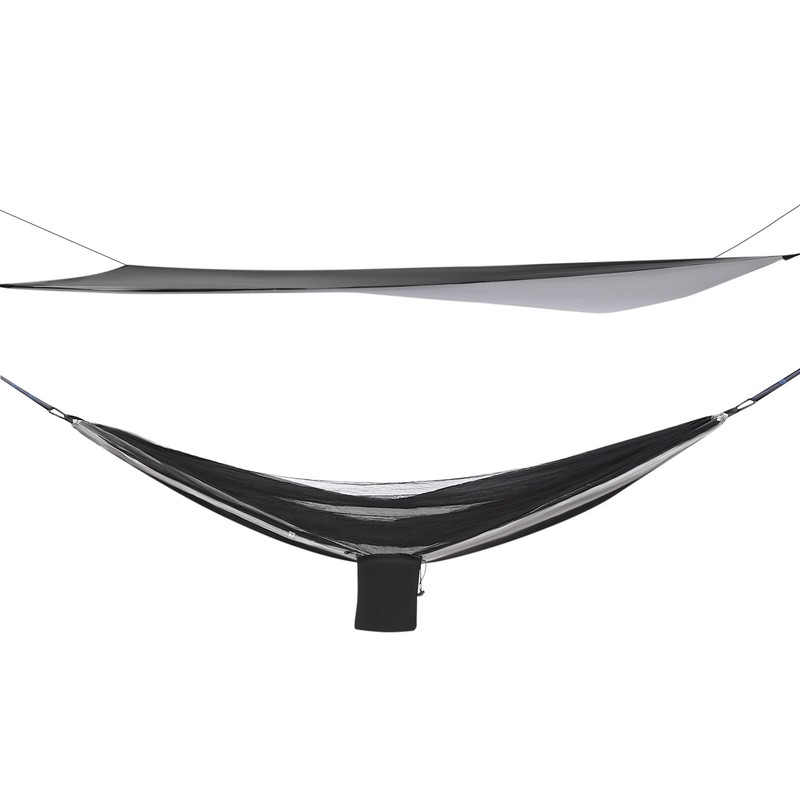 Waterproof 10FT Camping Hammock with Tarp, Perfect for Hiking Adventures gallery