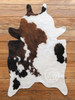 Real Small Cowhide Rug Tricolor - Size 24"x35" gallery