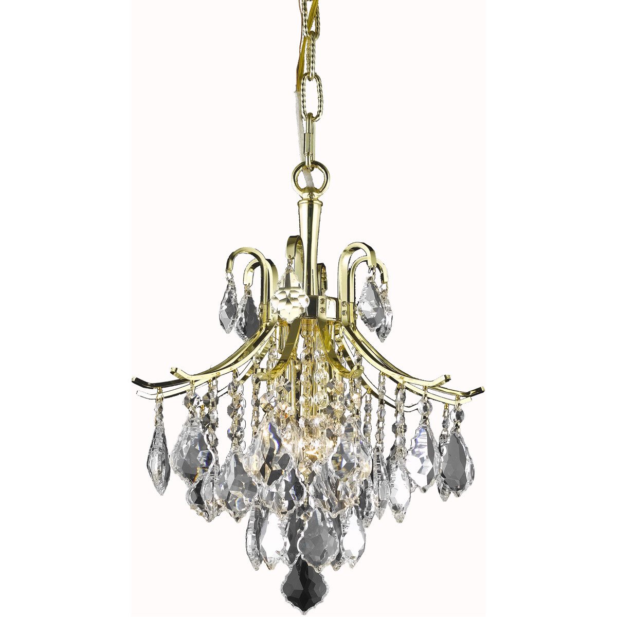 Crystal Pendant Light Chandelier Fixture Gold Kitchen Island or Dining Room Lamp gallery