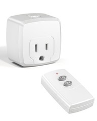 Remote Control Outlet Plug – Use Indoors or Outdoors in Covered/Dry Areas (No…