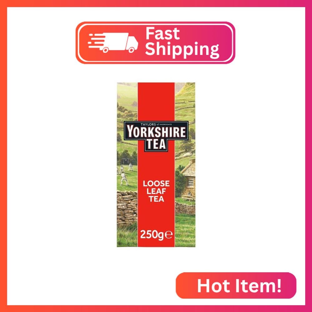 Yorkshire Tea, Red, Black Tea, Loose Leaf, 8.8 Ounces, Refreshing, Satisfying, a gallery