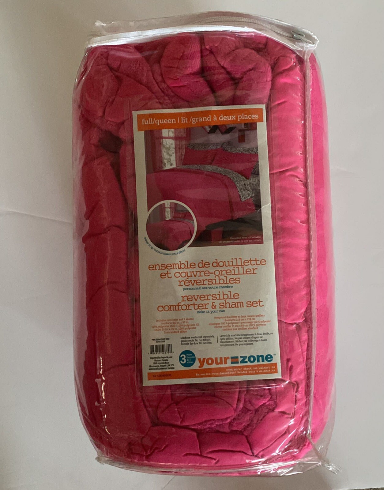 Your Zone Reversible Comforter and Sham Set, Full/Queen gallery