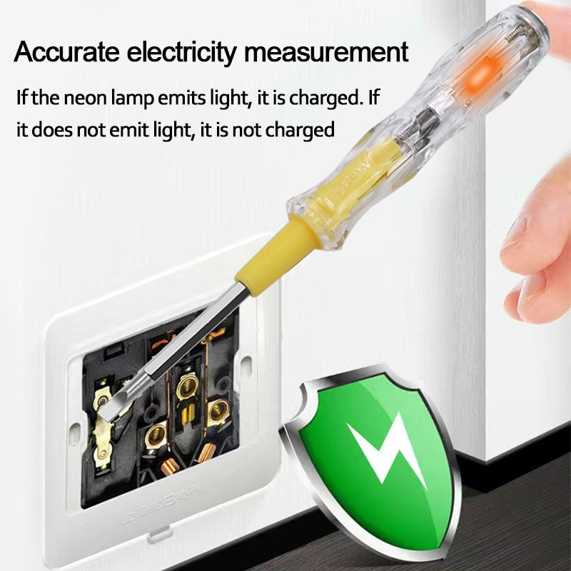 Mains Circuit Tester Electric Tester Pen Screwdriver Voltage Circuit Test Pen gallery