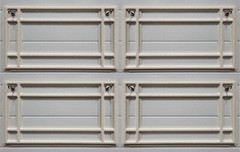 CLOPAY Prairie 510 Window Inserts /Short Panel Garage Door ALMOND Set of 4