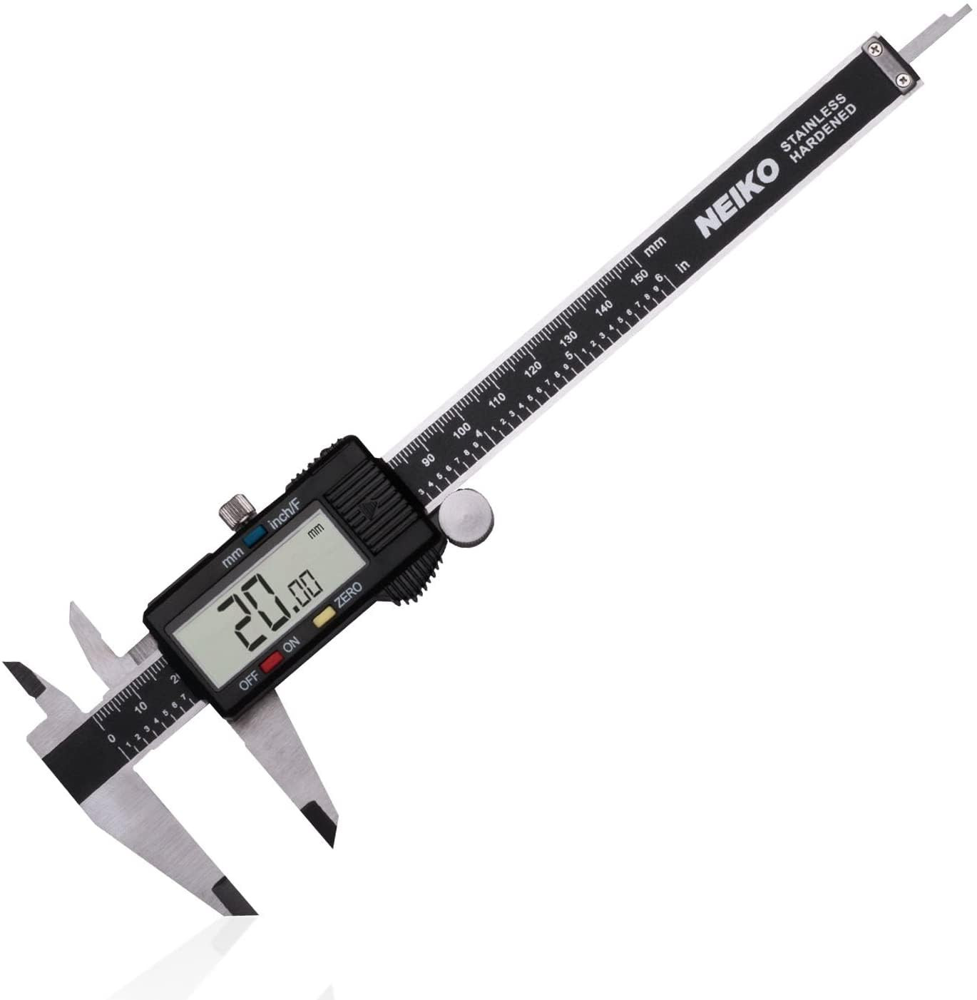01407A Electronic Digital Caliper Measuring Tool, 0 - 6 Inches Stainless Steel C gallery