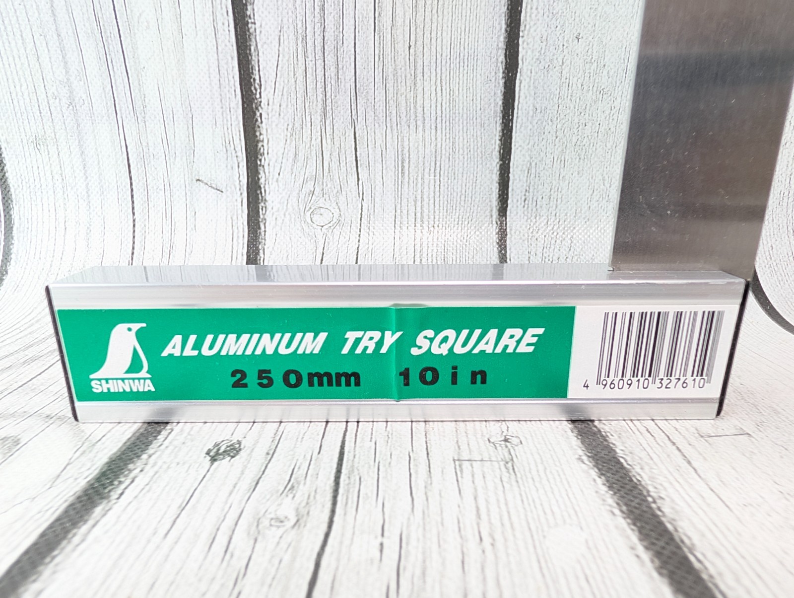 SHINWA Try Square Aluminum Base without Graduations 25cm 250mm 10 In. gallery