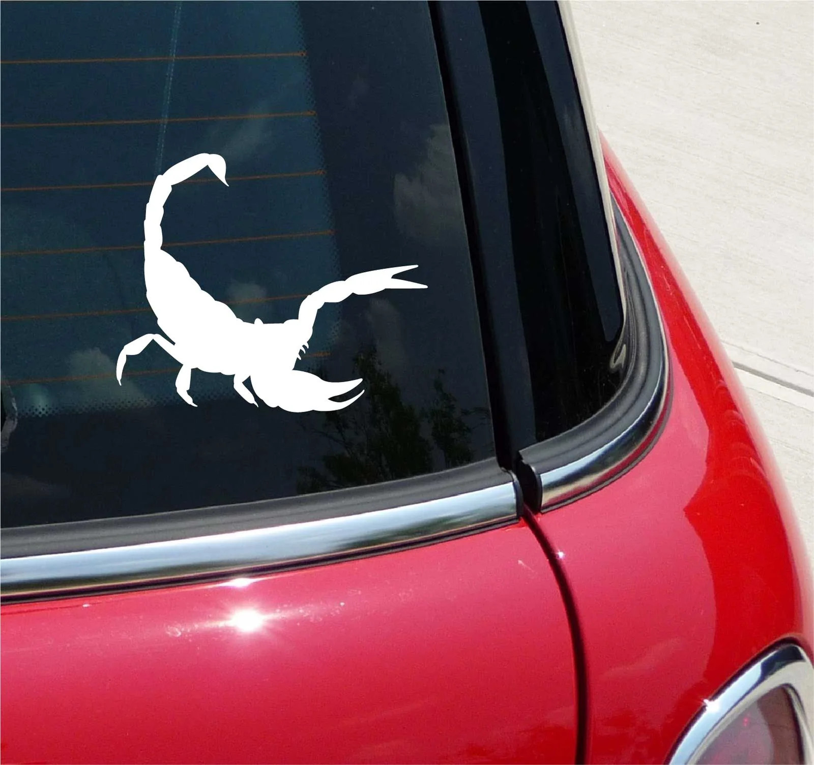 SCORPION SILHOUETTE STICKER DECAL SCORPIO ZODIAC CAR WINDOW WALL DESERT STINGER gallery