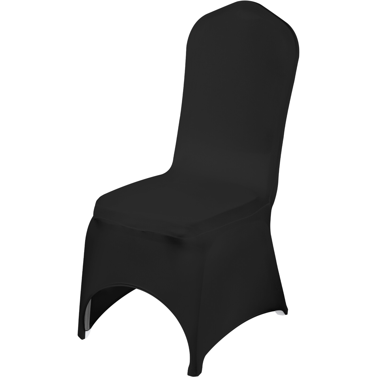 VEVOR 50 PCS Black Chair Covers Polyester Spandex Stretch Wedding Party Banquet gallery
