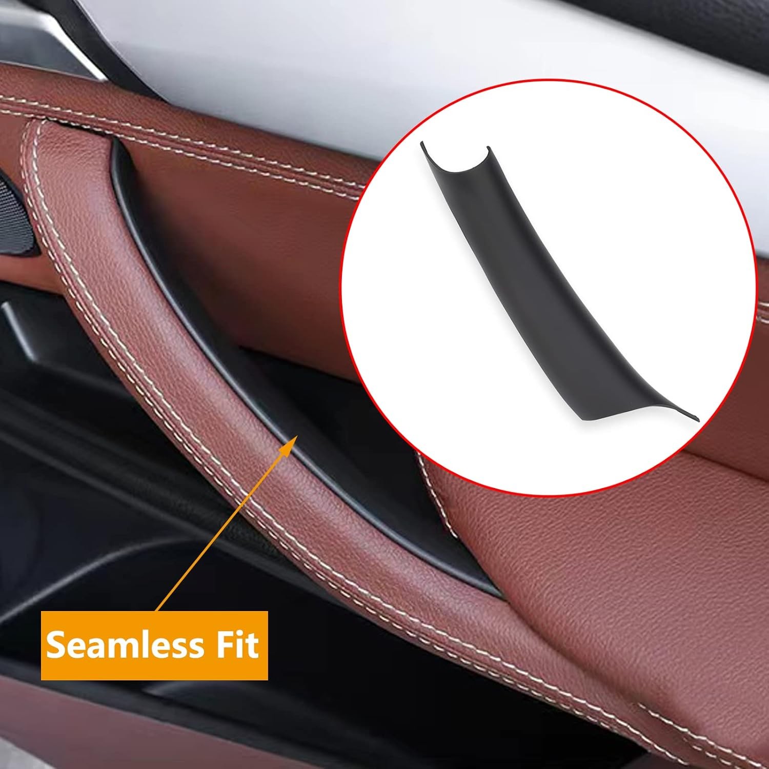 Door Pull Handle Covers Compatible with BMW X5 Series F15/F85 2014-2018, BMW X6 gallery