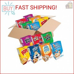 Kellogg’s Cold Breakfast Cereal, Bulk Pantry Staples, Kid Snacks, Variety Pack (