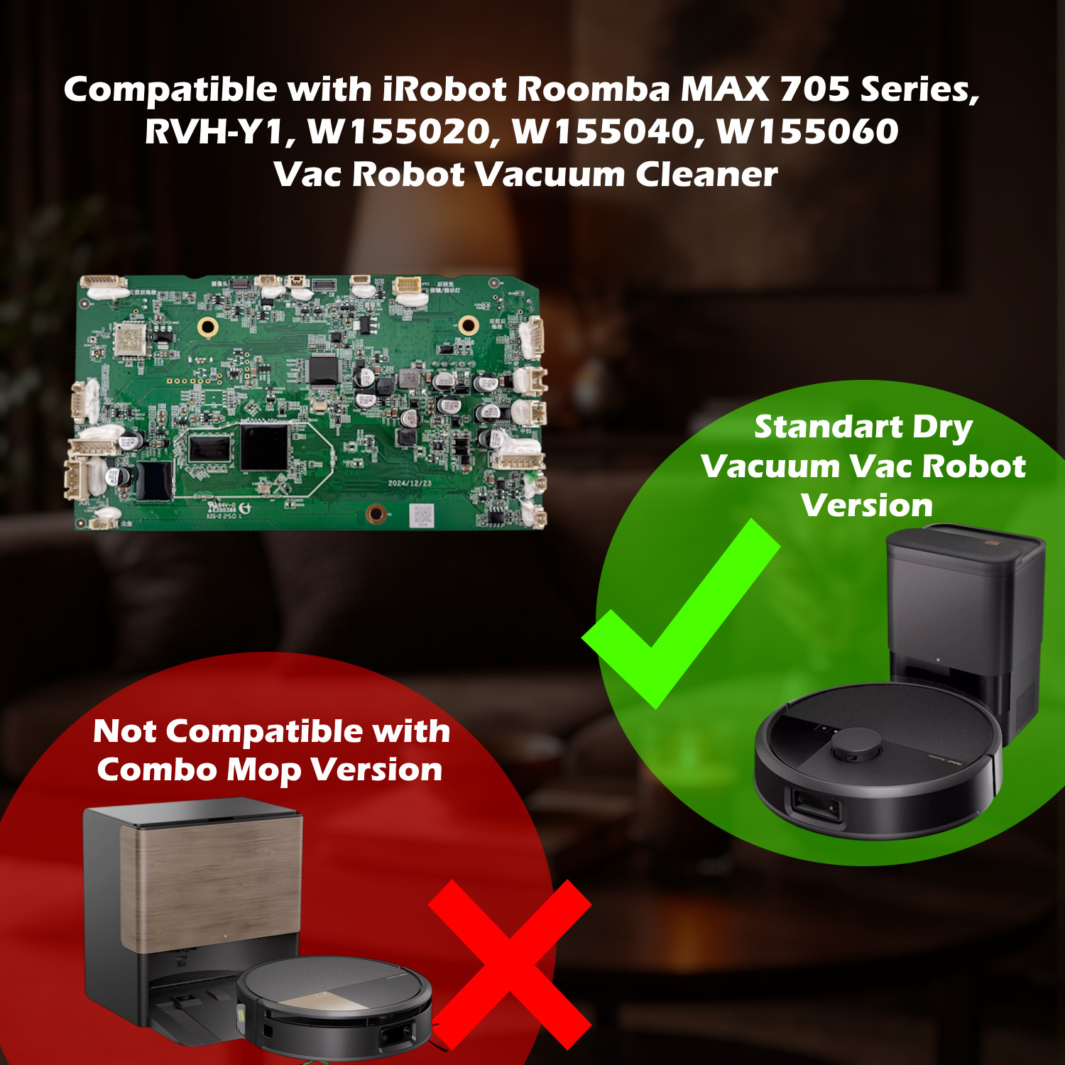 OEM iRobot Roomba Max 705 VAC Series Robot Vacuum Main PCB Board Motherboard gallery