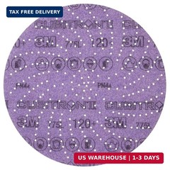 3M Xtract Cubitron II Hookit Clean Sanding Film Disc 775L, 5 in, 15 Piece Multi-