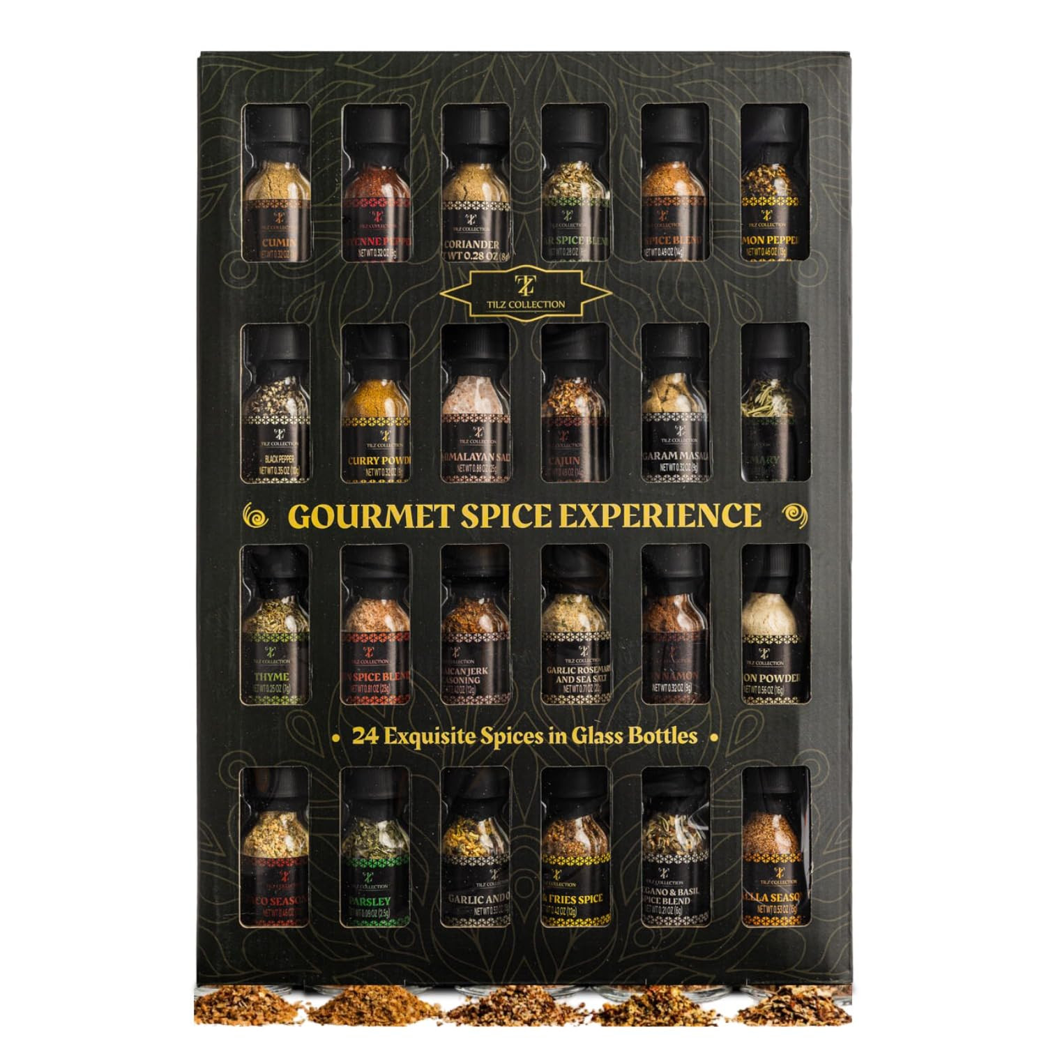 Gourmet Spice Gift Set 24 Spices for Cooking Grilling BBQ Rubs Herbs Seasoning gallery