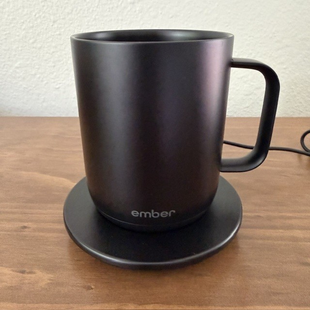 Ember Temperature Smart Mug - 10 oz Black App Controlled Heated Cup w Charger gallery