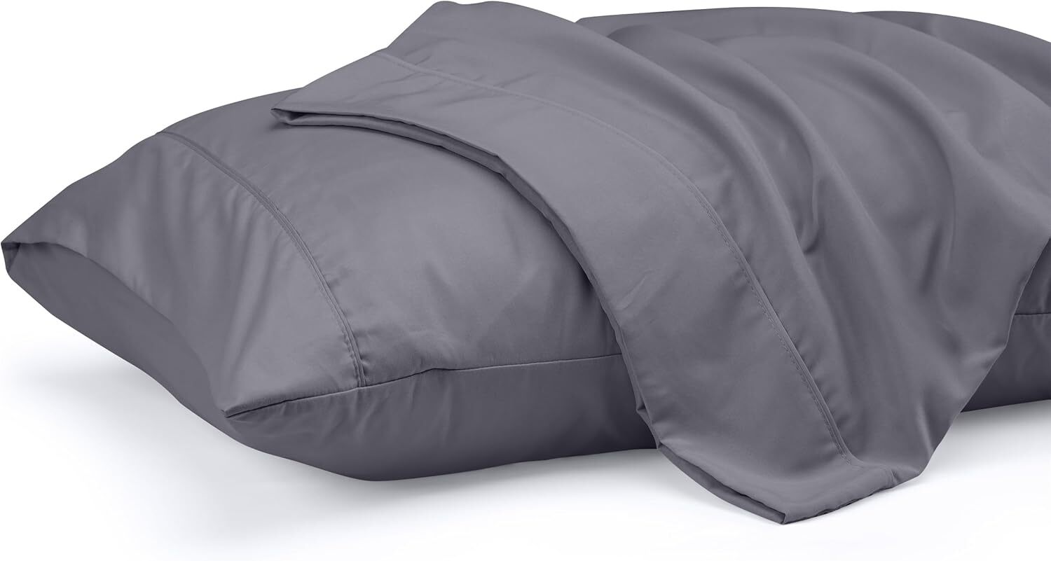 2 Pack Queen Pillow Cases Envelope Closure Ultra Soft Microfiber 20x30 Gray Fade gallery