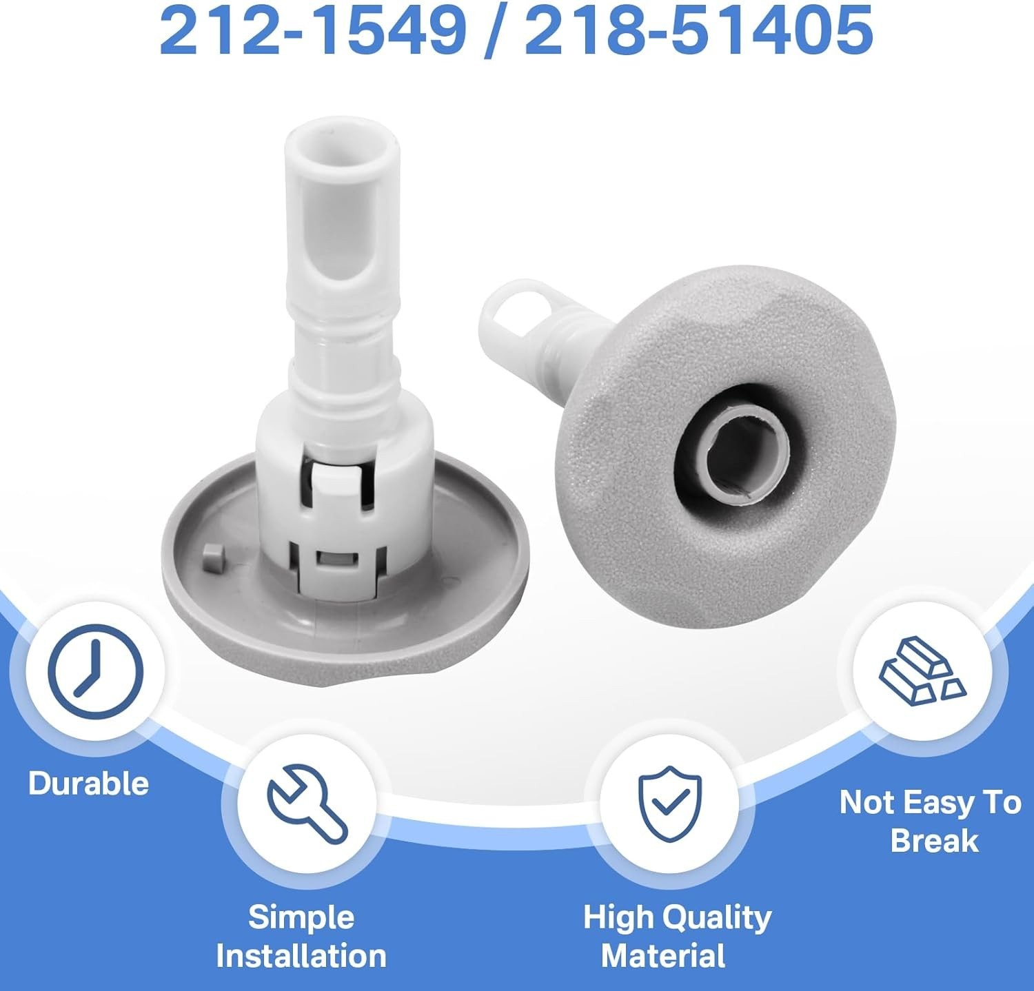 5PCS 2" Spa Hot Tub Jets Replacement Mini Storm Cluster 212-1549 Set gallery