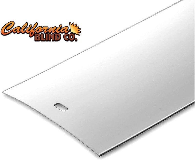 Vertical Blind Slats Vanes Replacement Smooth Curved White You Pick Size and Qty gallery
