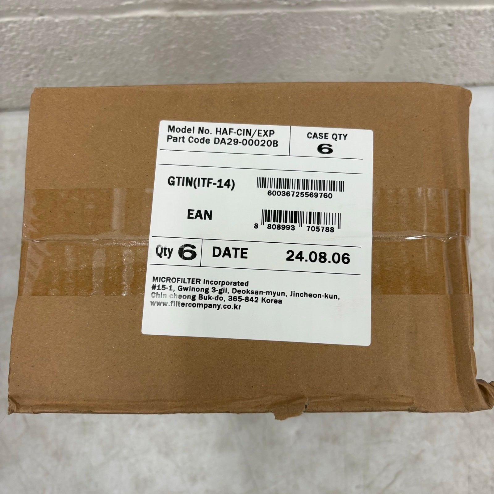 6-Pack SAMSUNG Genuine Filter for Refrigerator 6-Months DA29-00020B HAF-CIN/EXP gallery