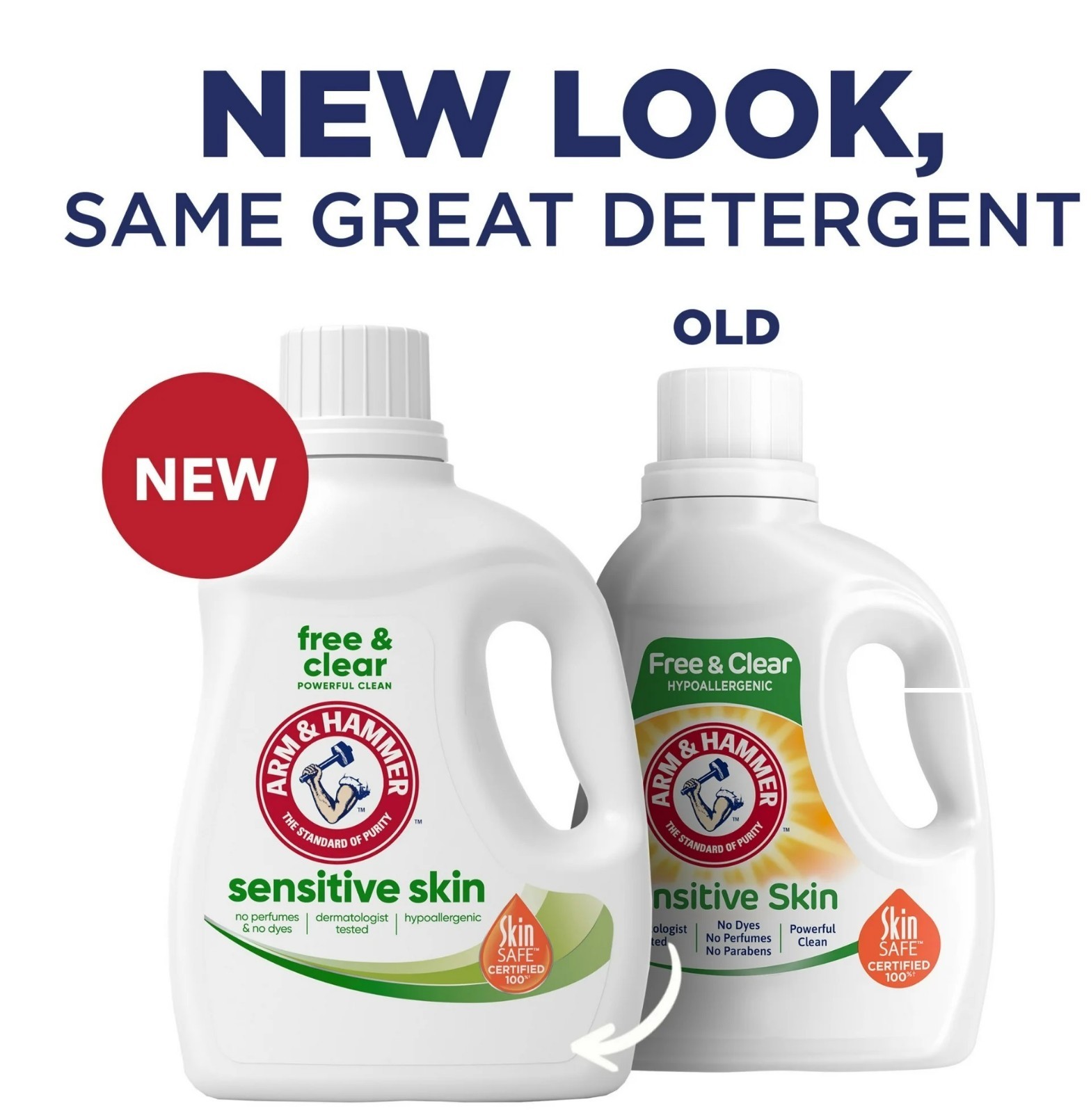 ARM & HAMMER Free & Clear Liquid Laundry Detergent, 105 fl oz – 105 Loads gallery