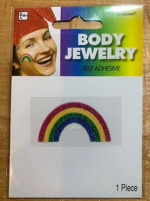 Rainbow Body Jewelry - Self Adhesive - Easy to Apply and Remove! gallery