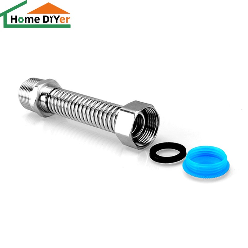 Smooth Shower Hose 10cm~100cm Stainless Steel Flexible Replacement Bathroom Pipe gallery