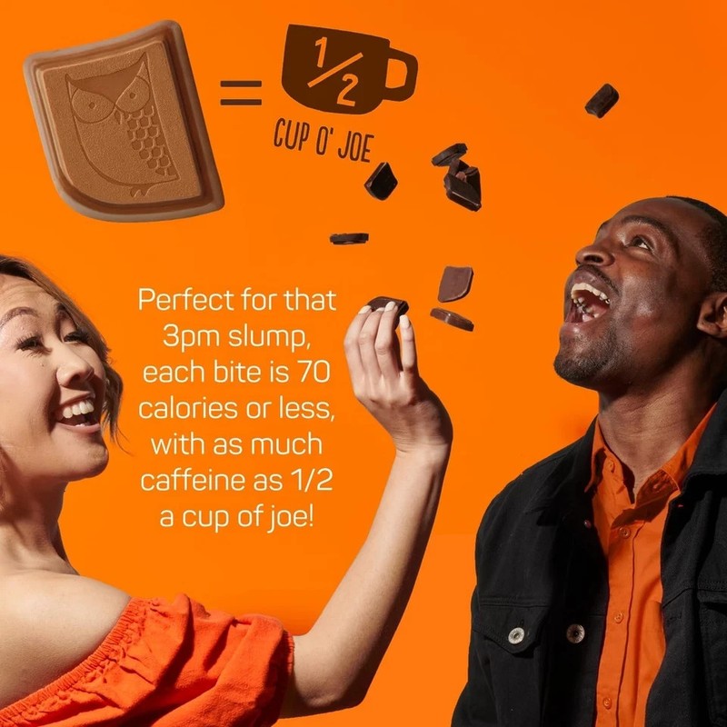2-PACK Awake Caffeinated Chocolate Bites – 32 Individually Wrapped Pieces each gallery