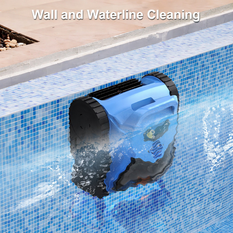 Cordless Robotic Poo Cleaner Vacuum with Track Drive & Sonar Navigation 180-Min gallery
