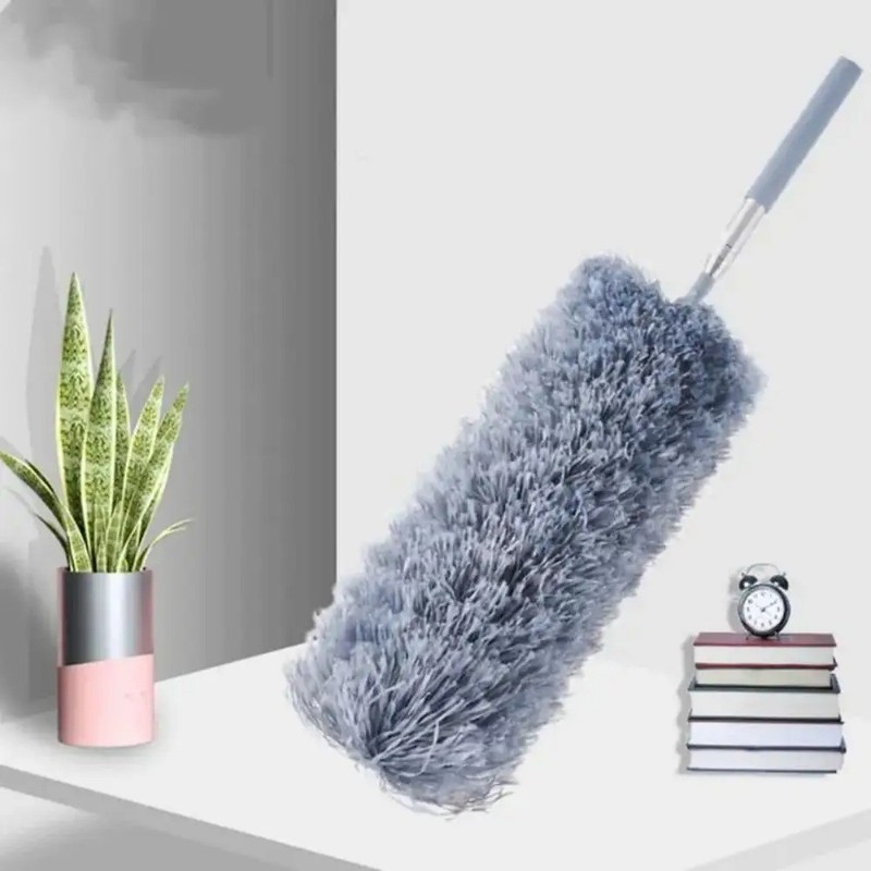 Microfiber Duster Soft Feather Dusting Brush Household Extendable Cleaning Tool gallery