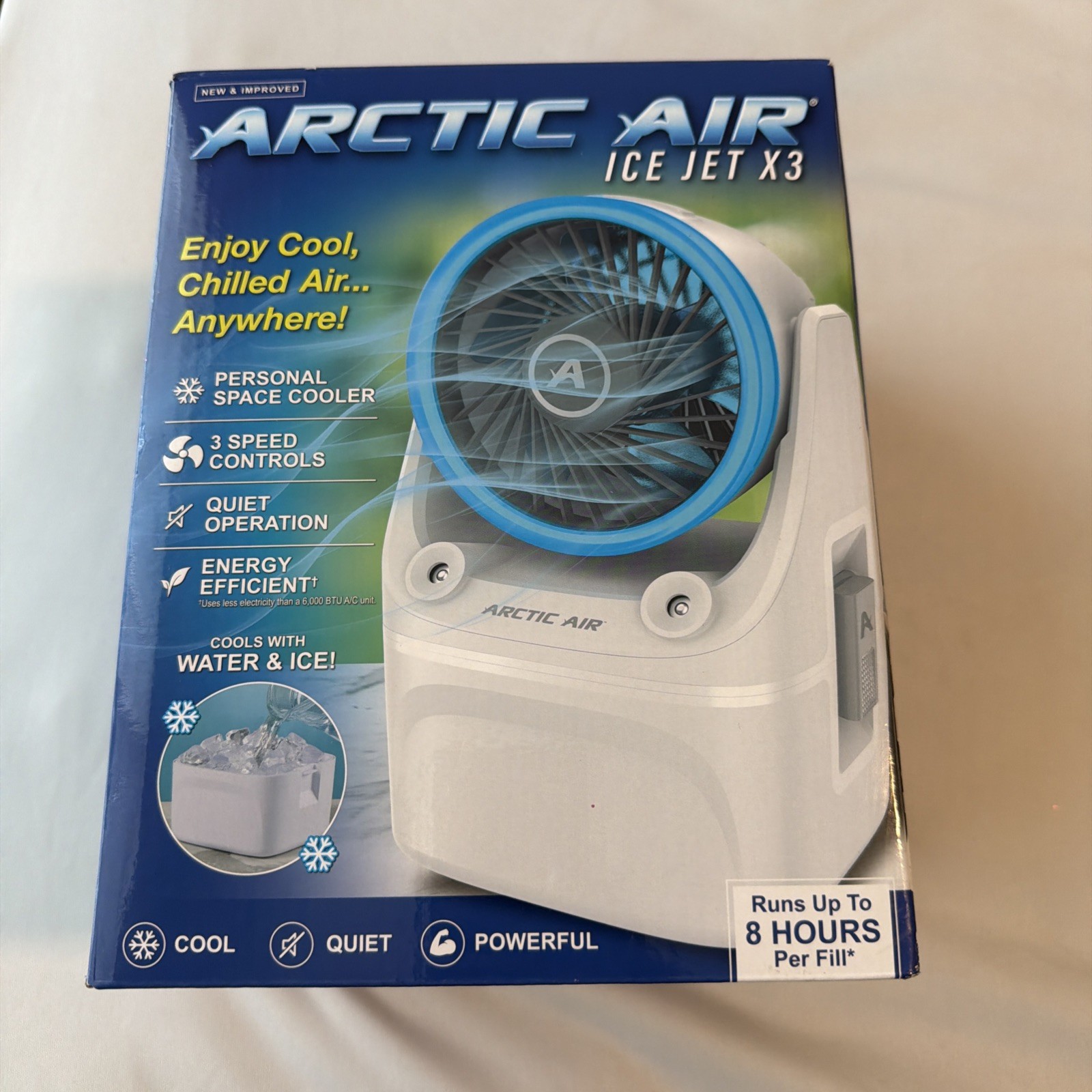 Arctic Air Ice Jet x3Personal Space AC Cooler Runs 8 Hours Per Fill New gallery