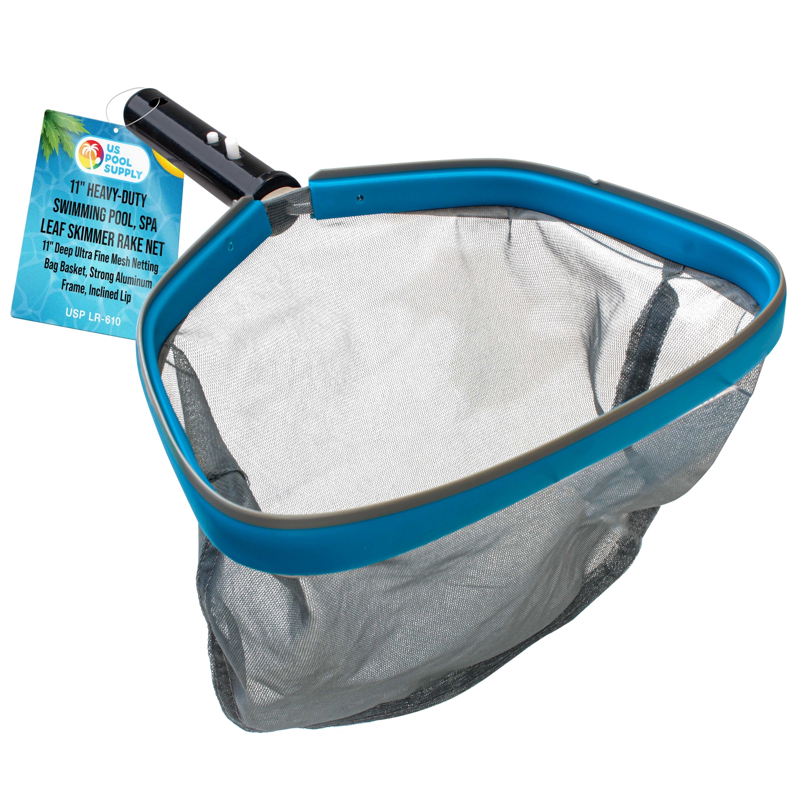 U.S. Pool Supply 11" Swimming Pool, Spa Leaf Skimmer Rake Net, 11" Deep Mesh gallery