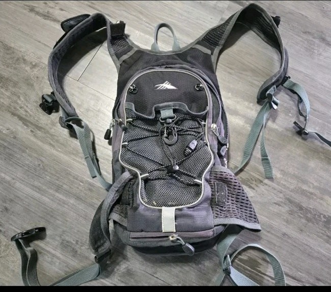  Trail  Backpack Hiking Technical Sport Black Durable Nylon