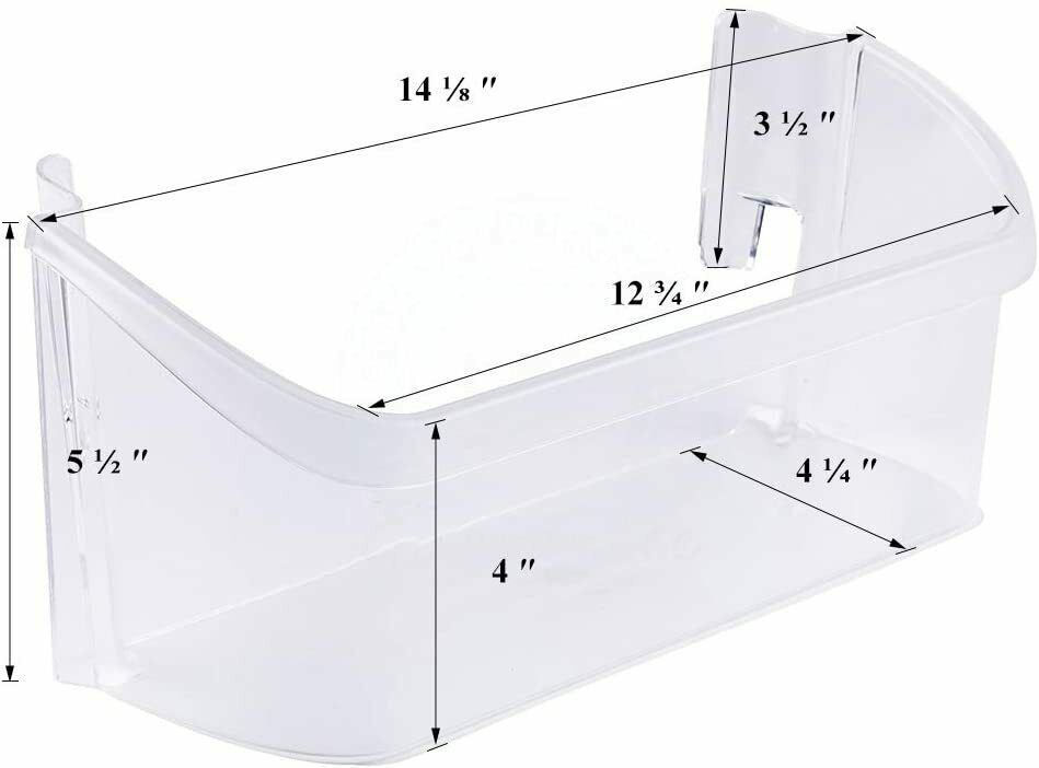 Bin Door ( Lower Bin ) Compatible with Frigidaire Refrigerator 240363702 gallery