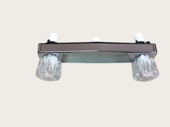 NEW Shower Faucet 8" Center Chrome Plastic Mobile Home Parts RV gallery