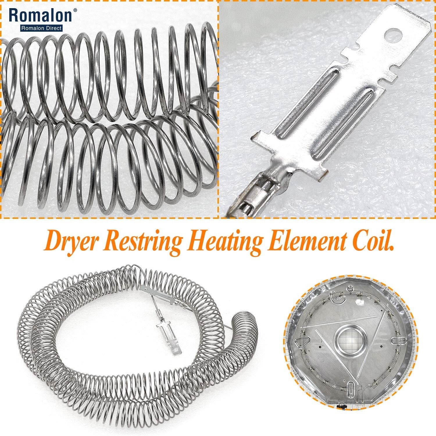 5300622034 Restring Dryer Heating Element Coil for Kenmore Frigidaire AP2135128 gallery