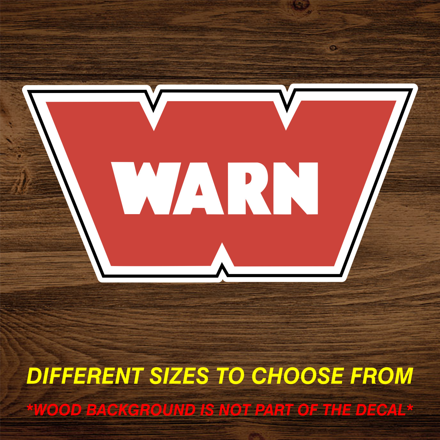 WARN Logo Vinyl Decal Sticker Free Shipping gallery