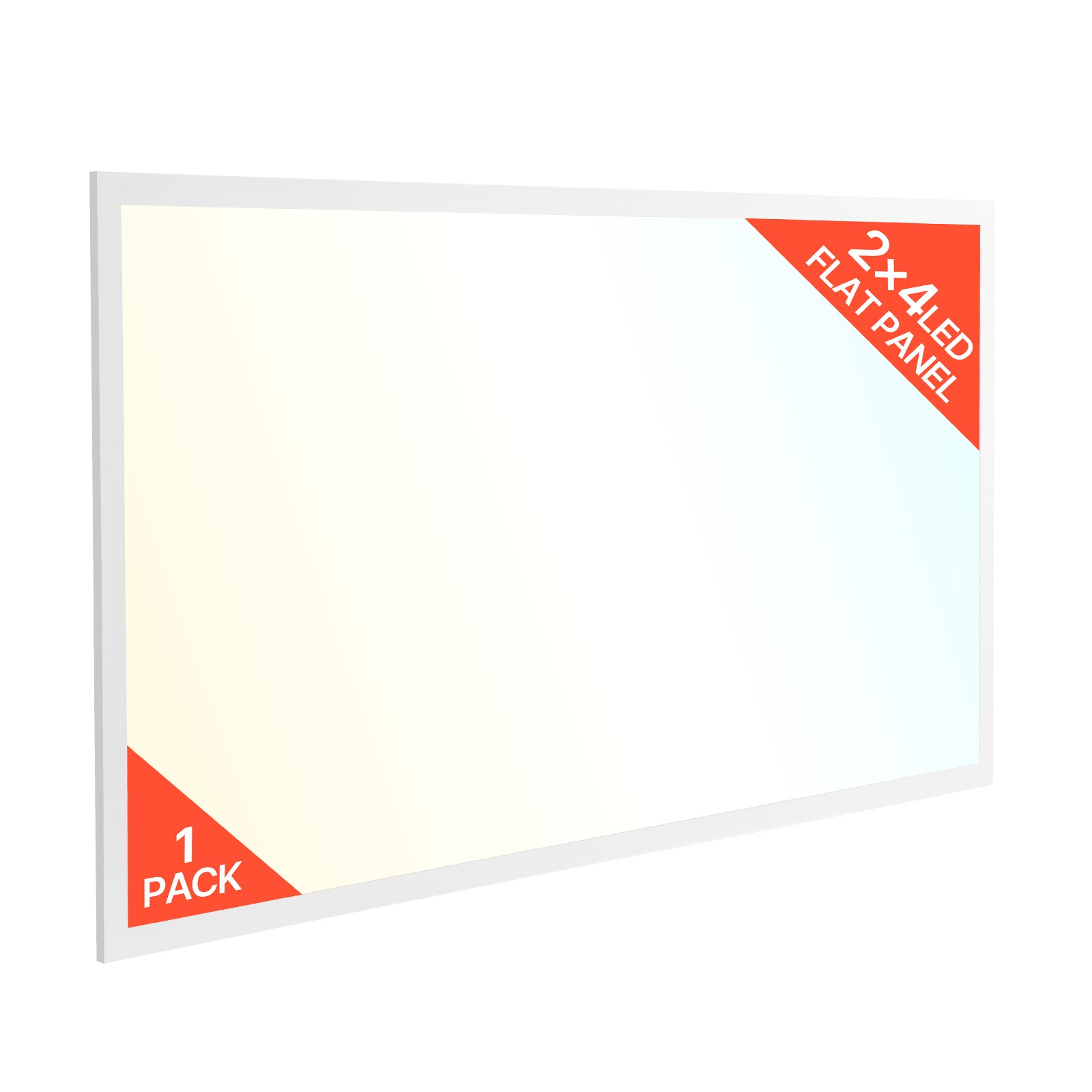 VEVOR 2x4 FT LED Flat Panel Light 7800LM 50W Ceiling Fixture 4000K/5000K/6000K gallery