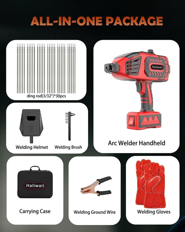 Portable Hand held Welding Machine for Metal, 20-120A 110V Electric Welding M... gallery