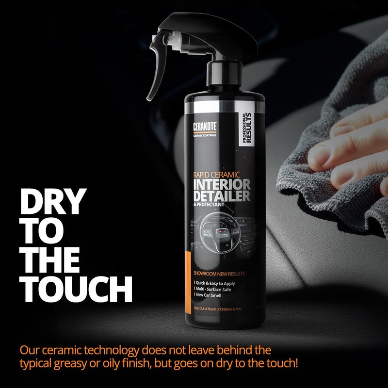 Rapid Ceramic Interior Detailer and Protectant 14 fl oz Multi-Surface Safe gallery