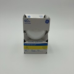 GE 40W Soft White 370 Lumens Medium Base G25 Decorative
