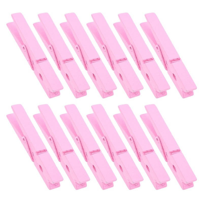 40 Pcs Multiple Hanging Small Clothes Wooden Clothespins gallery
