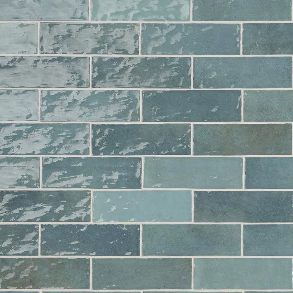 Kingston Turquoise 3 In. X 8 In. Glazed Ceramic Wall Tile (5.38 Sq. Ft./Case) gallery