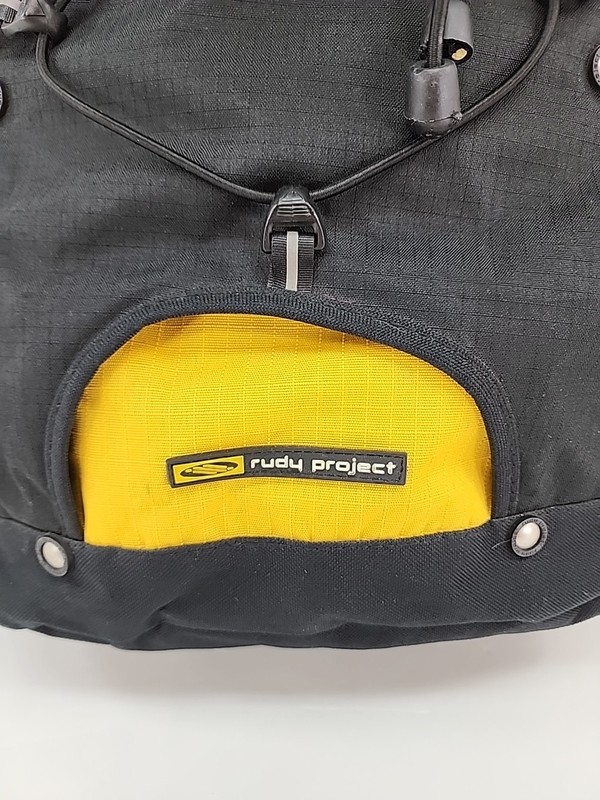 Rudy Project Yellow & Black Backpack Bag Hiking Adjustable Padded Straps 3