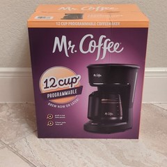 Mr. Coffee Programmable 12 Cup Filter Coffee Machine Black BVMC-MSX23-NLY2-RF