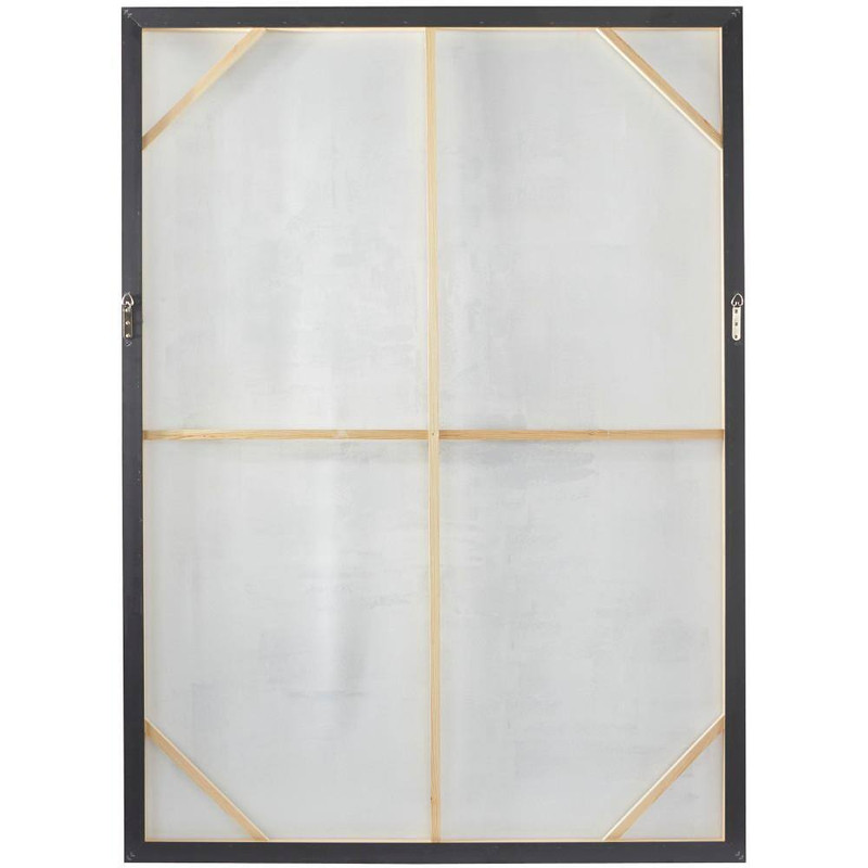 1- Panel Abstract Framed Wall Art with Black Frame 65 In. X 47 In. gallery